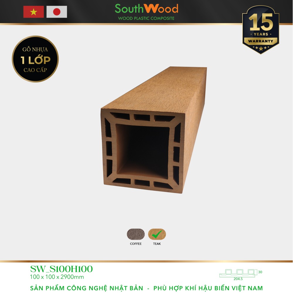 Lam Gỗ Southwood SW S100H100 Teak