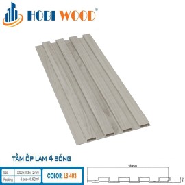 Tấm ốp lam sóng Hobi Wood LS403