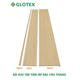 Mặt Bậc Cầu Thang Vân Sồi Glotex MB03