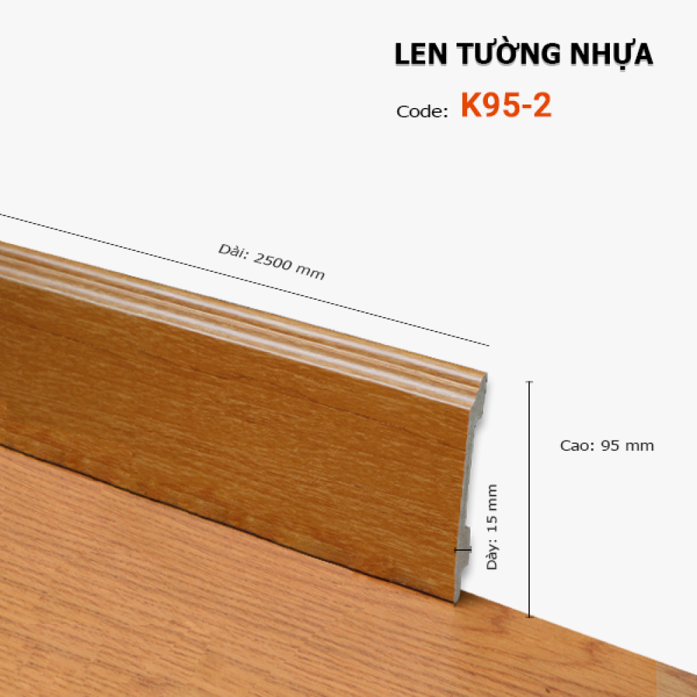 Len Tường Nhựa K95-2