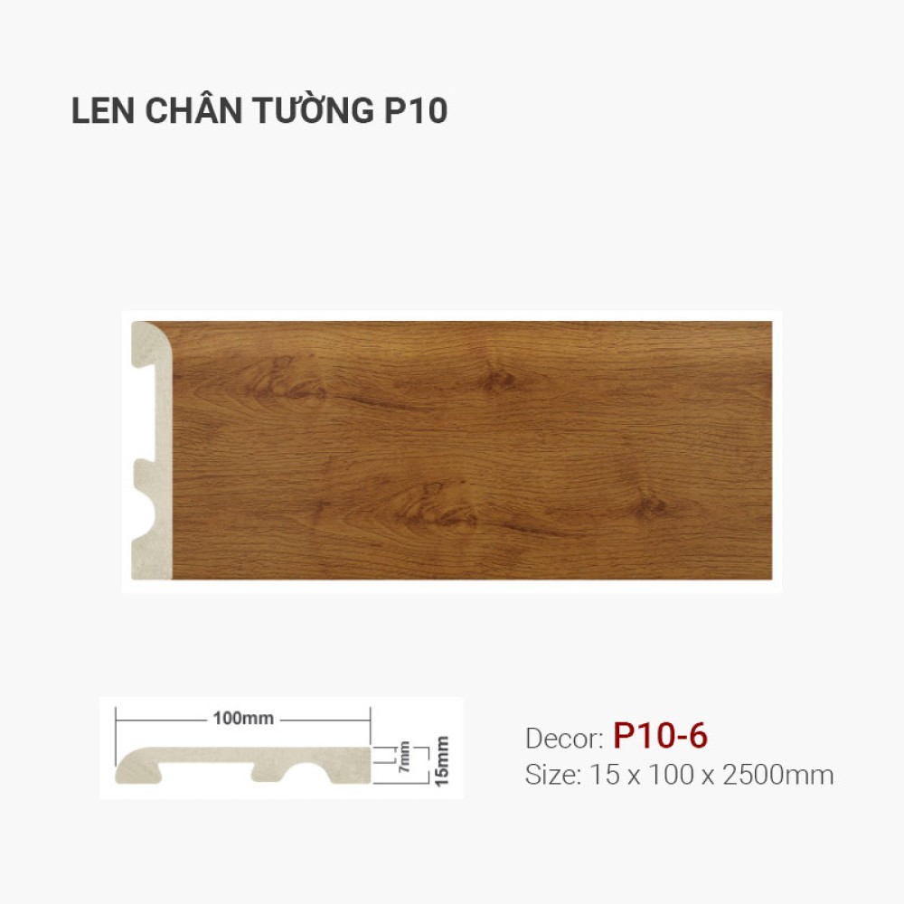 Len Tường Nhựa P10-6