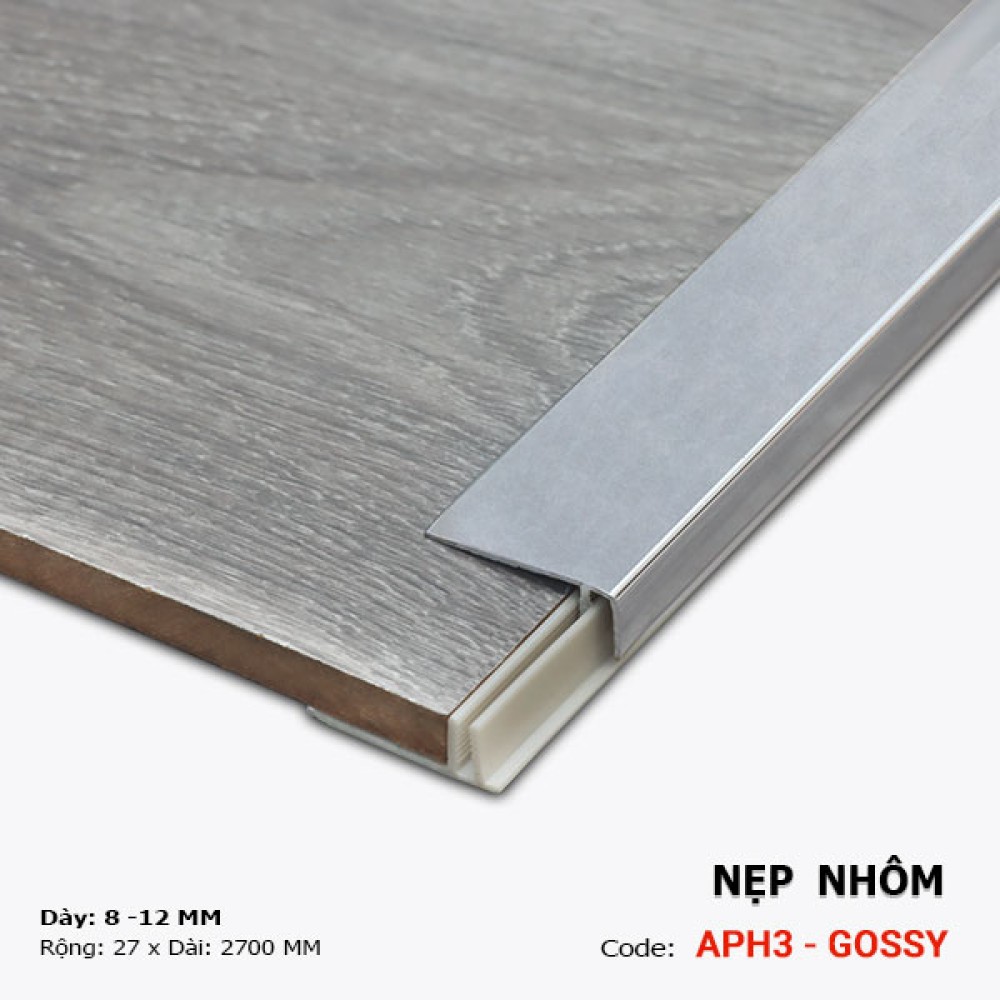Nẹp Nhôm Kết Thúc APH3 - Gossy