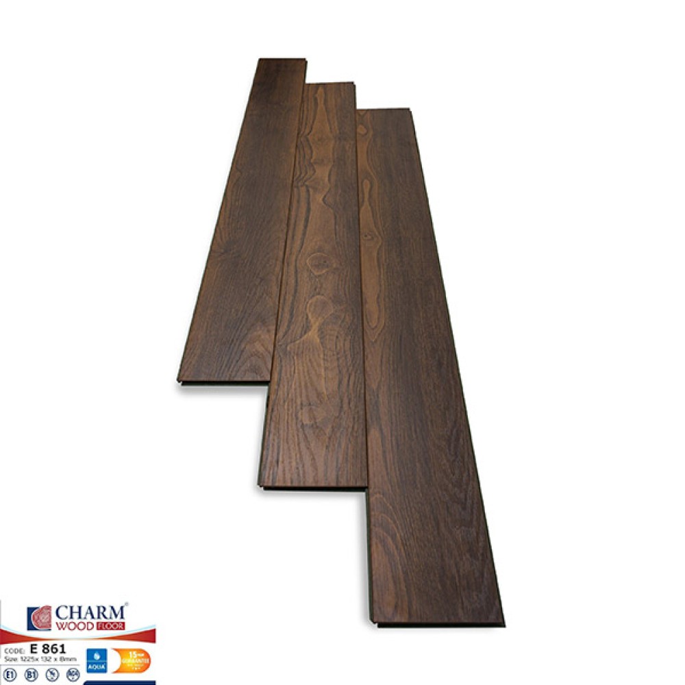 Sàn Gỗ Công Nghiệp Charm Wood E861 8mm