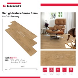 Sàn gỗ Egger 8mm Classic EL2158
