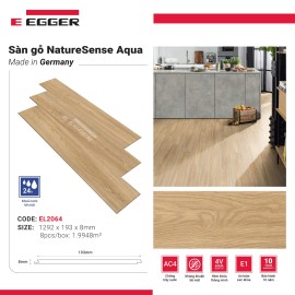 Sàn gỗ Egger Aqua 8mm EL2064