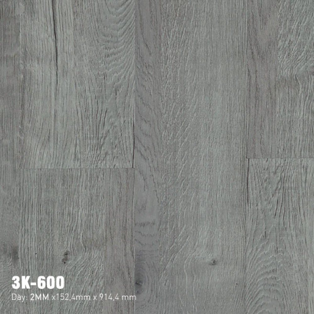 Sàn nhựa dán keo 3K Vinyl K600
