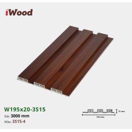 Tấm ốp lam sóng iWood 3S15-4