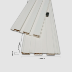 Tấm ốp lam sóng W195x14 White